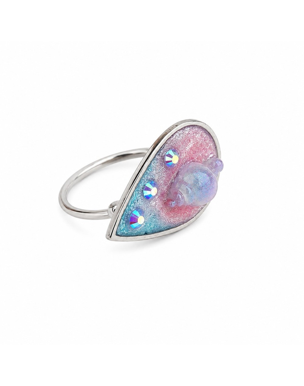 Anillo Mar Azul Pequeño