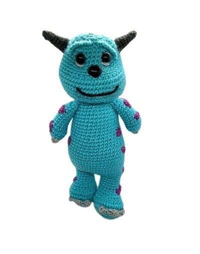 Amigurumi Sulley tejido a mano | Monsters Inc. | Julina