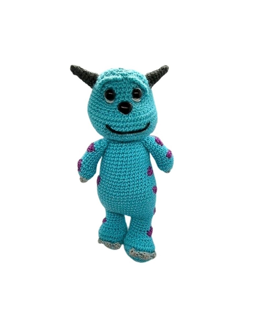 Amigurumi Sulley tejido a mano | Monsters Inc. | Julina