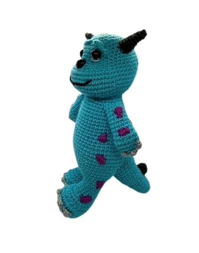 Amigurumi Sulley tejido a mano | Monsters Inc. | Julina