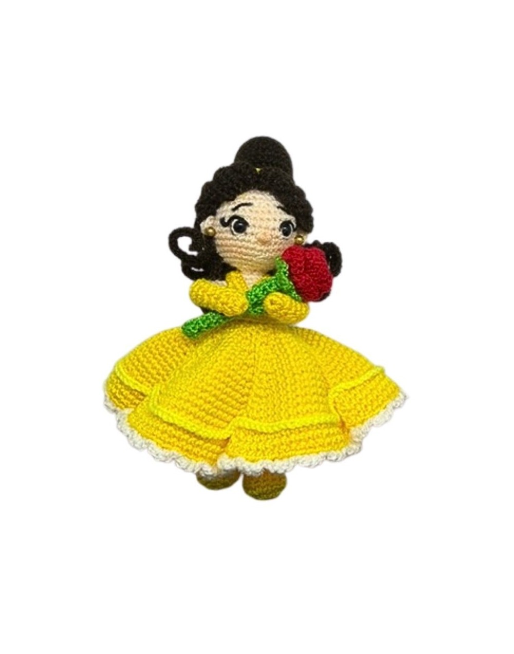 Amigurumi Bella tejido a mano | La Bella y la Bestia | Julina