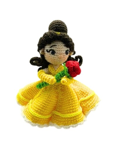 Amigurumi Bella tejido a mano | La Bella y la Bestia | Julina
