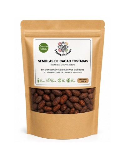 SEMILLAS DE CACAO TOSTADAS 1000G