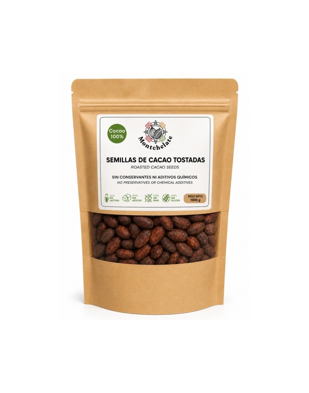 SEMILLAS DE CACAO TOSTADAS 1000G
