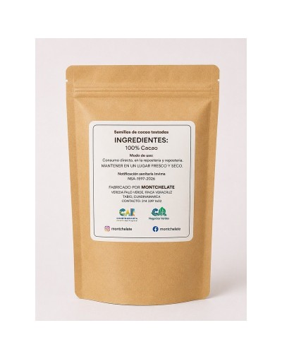 SEMILLAS DE CACAO TOSTADAS 1000G