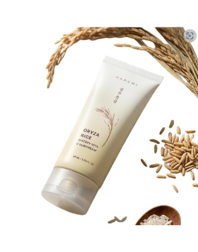 Harumi Oryza Rice Watery Vita C Suncream Magic Shine