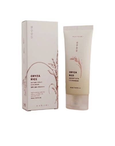Harumi Oryza Rice Watery Vita C Suncream Magic Shine