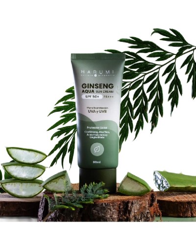 Harumi Ginseng Aqua Sun Cream SPF50 Magic Shine