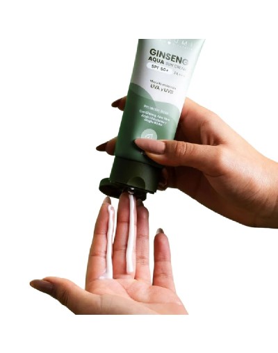 Harumi Ginseng Aqua Sun Cream SPF50 Magic Shine