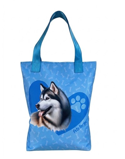 Bolso Tote bag - HUSKY AZUL