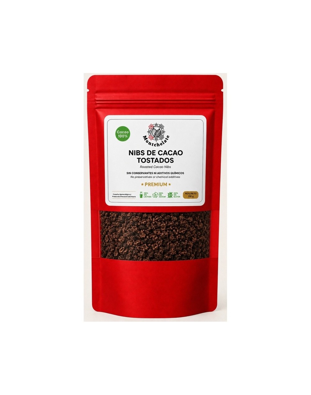 NIBS DE CACAO TOSTADOS 150G