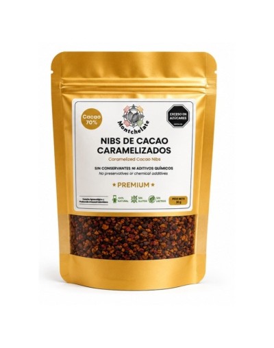 NIBS DE CACAO CARAMELIZADOS 30G