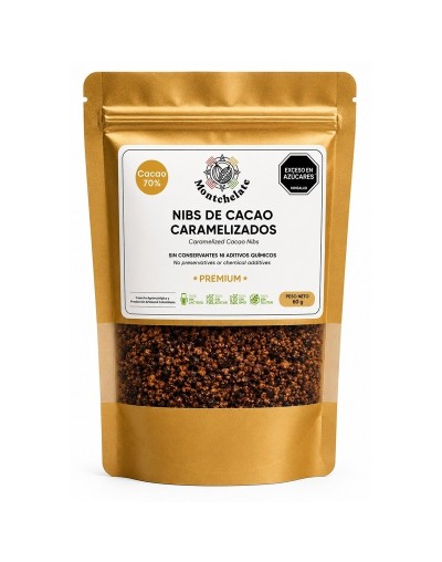 NIBS DE CACAO CARAMELIZADOS 60G