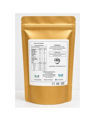 NIBS DE CACAO CARAMELIZADOS 60G