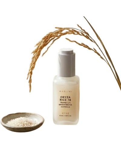 Harumi Oryza Rice 78 Tranex 2% Brigthening Ampoule Magic Shine