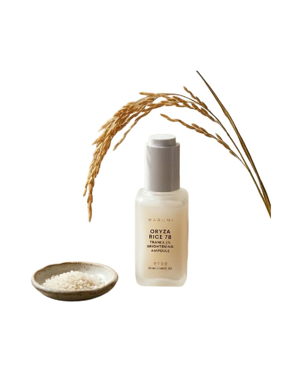Harumi Oryza Rice 78 Tranex 2% Brigthening Ampoule Magic Shine