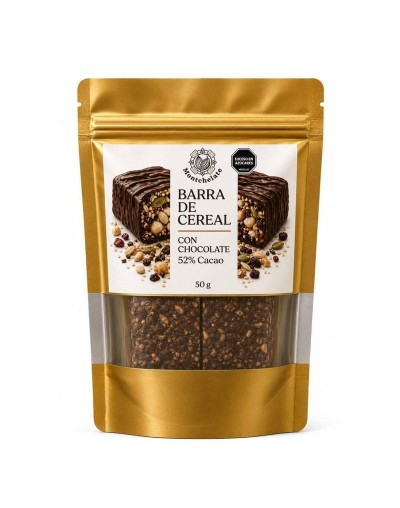 BARRA DE CEREAL CON CHOCOLATE 52% 