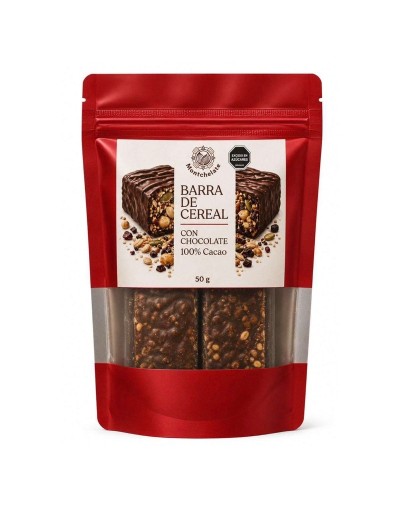 BARRA DE CEREAL CON CHOCOLATE 100% 