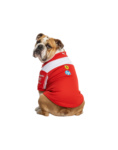 Camisa para mascota Ferrari