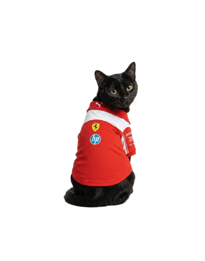 Camisa para mascota Ferrari