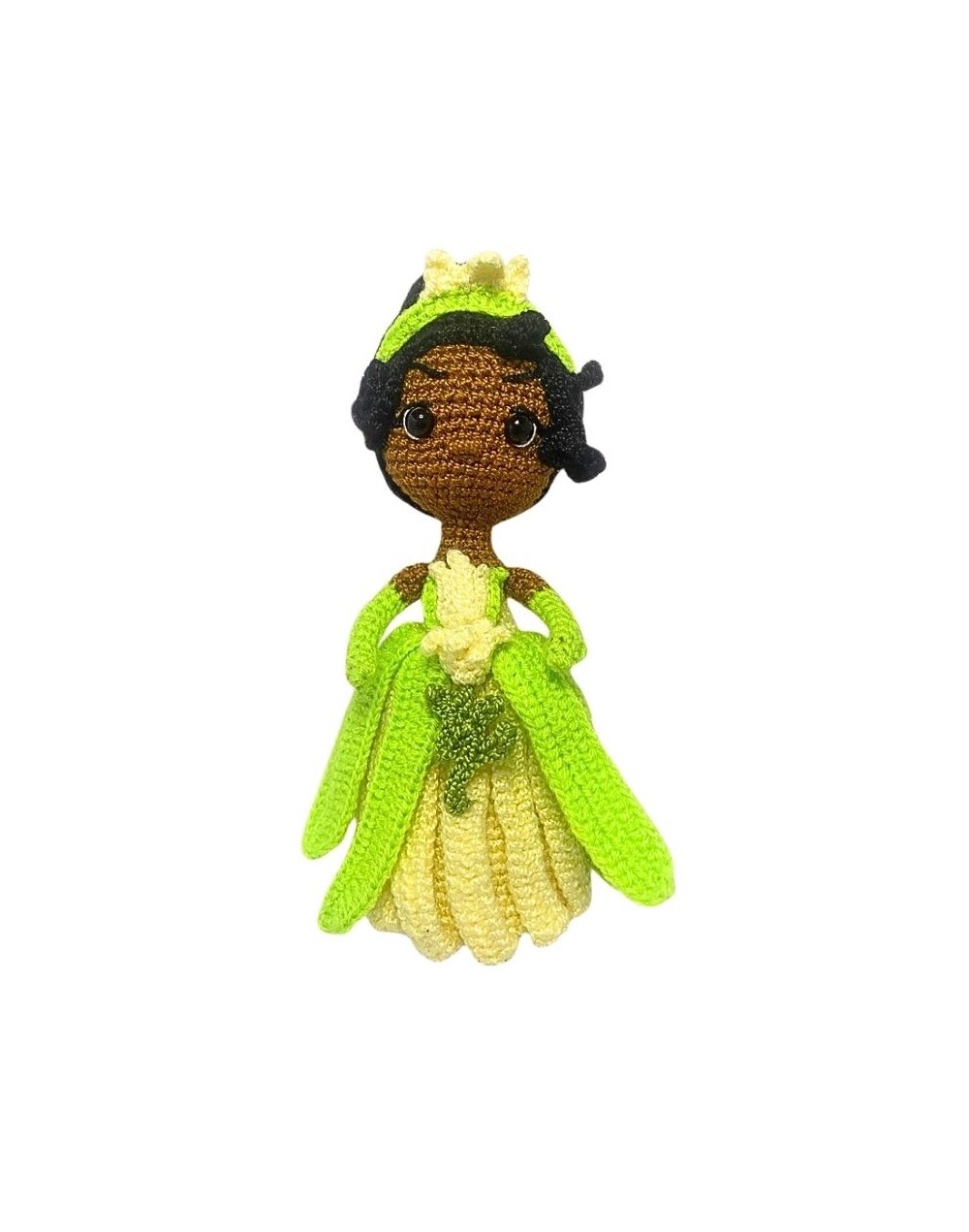 Amigurumi Princesa Tiana tejido a mano | La Princesa y el Sapo | Julina