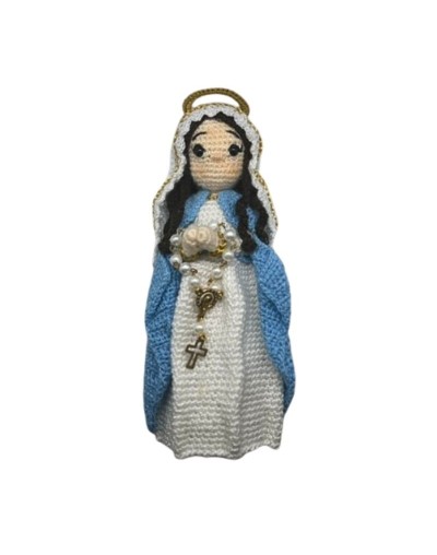 Amigurumi Virgen María tejido a mano | Julina