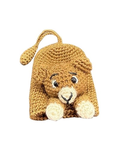 Amigurumi Porta llaves de Perro tejido a mano | Julina