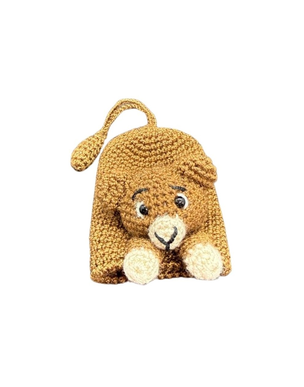Amigurumi Porta llaves de Perro tejido a mano | Julina