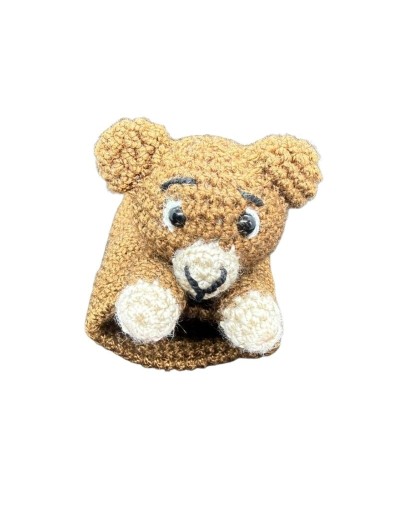 Amigurumi Porta llaves de Perro tejido a mano | Julina