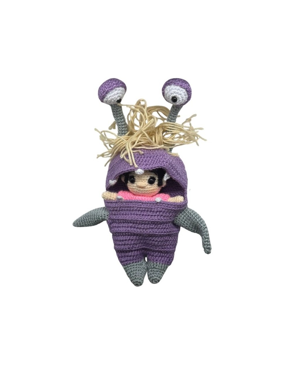 Amigurumi Boo tejido a mano | Monsters Inc. | Julina