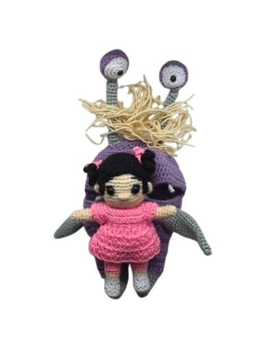 Amigurumi Boo tejido a mano | Monsters Inc. | Julina