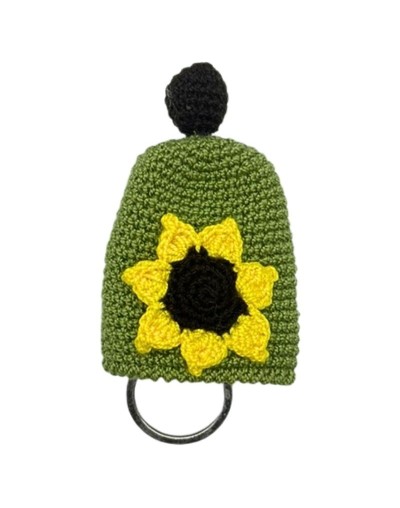 Amigurumi Porta llaves de Flor tejido a mano | Flores | Julina