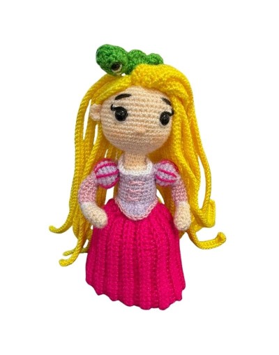 Amigurumi Princesa Rapunzel tejido a mano | Enredados | Julina