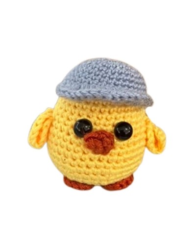 Amigurumi Pollo con sombreros intercambiables tejido a mano | Julina