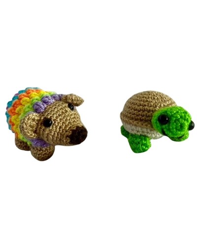 Amigurumi Puercoespín + Tortuga tejido a mano | Julina