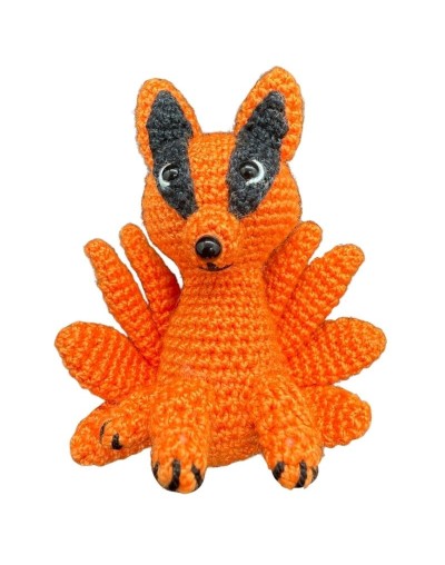 Amigurumi Kurama tejido a mano | Naruto | Julina