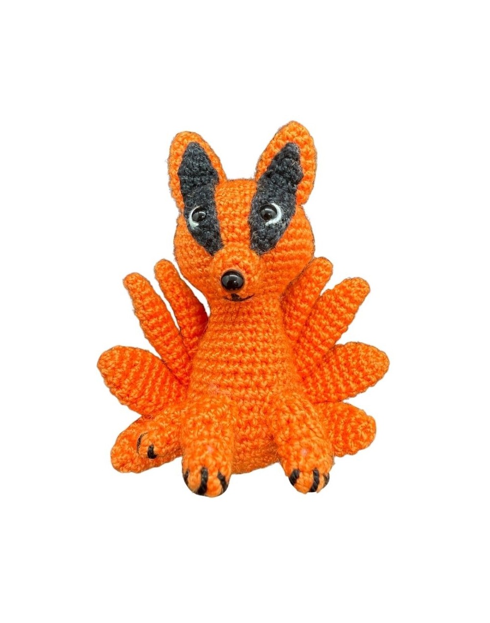 Amigurumi Kurama tejido a mano | Naruto | Julina