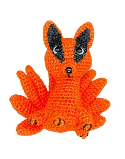 Amigurumi Kurama tejido a mano | Naruto | Julina