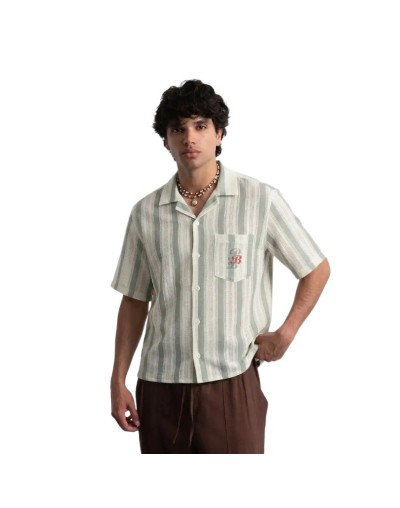 Camisa Boxyfit Verde Rome Cherry