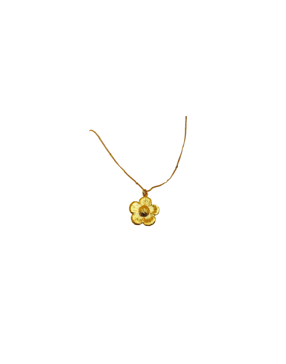Collar con flor silvestre