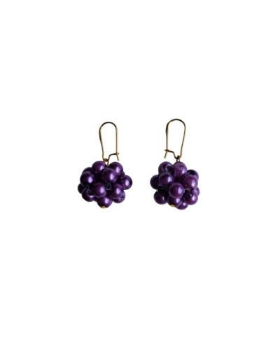 Aretes Redondos Perlas Miradas