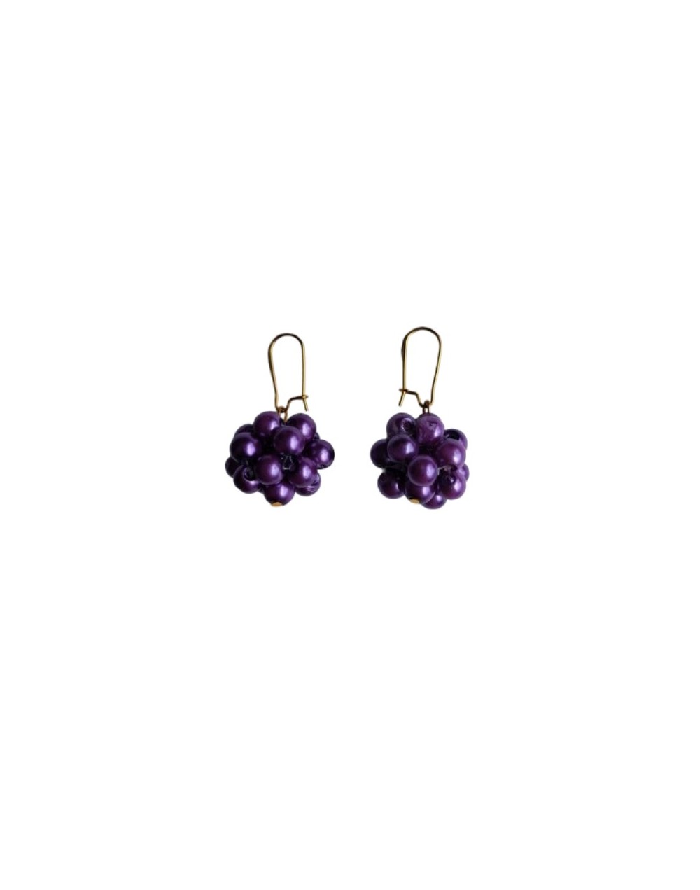 Aretes Redondos Perlas Miradas