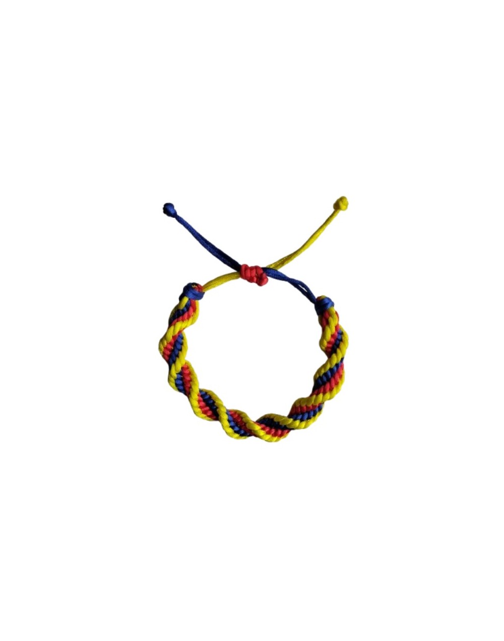 Collar Kumihimo Para Mascotas Ajustable Bandera Colombiana 