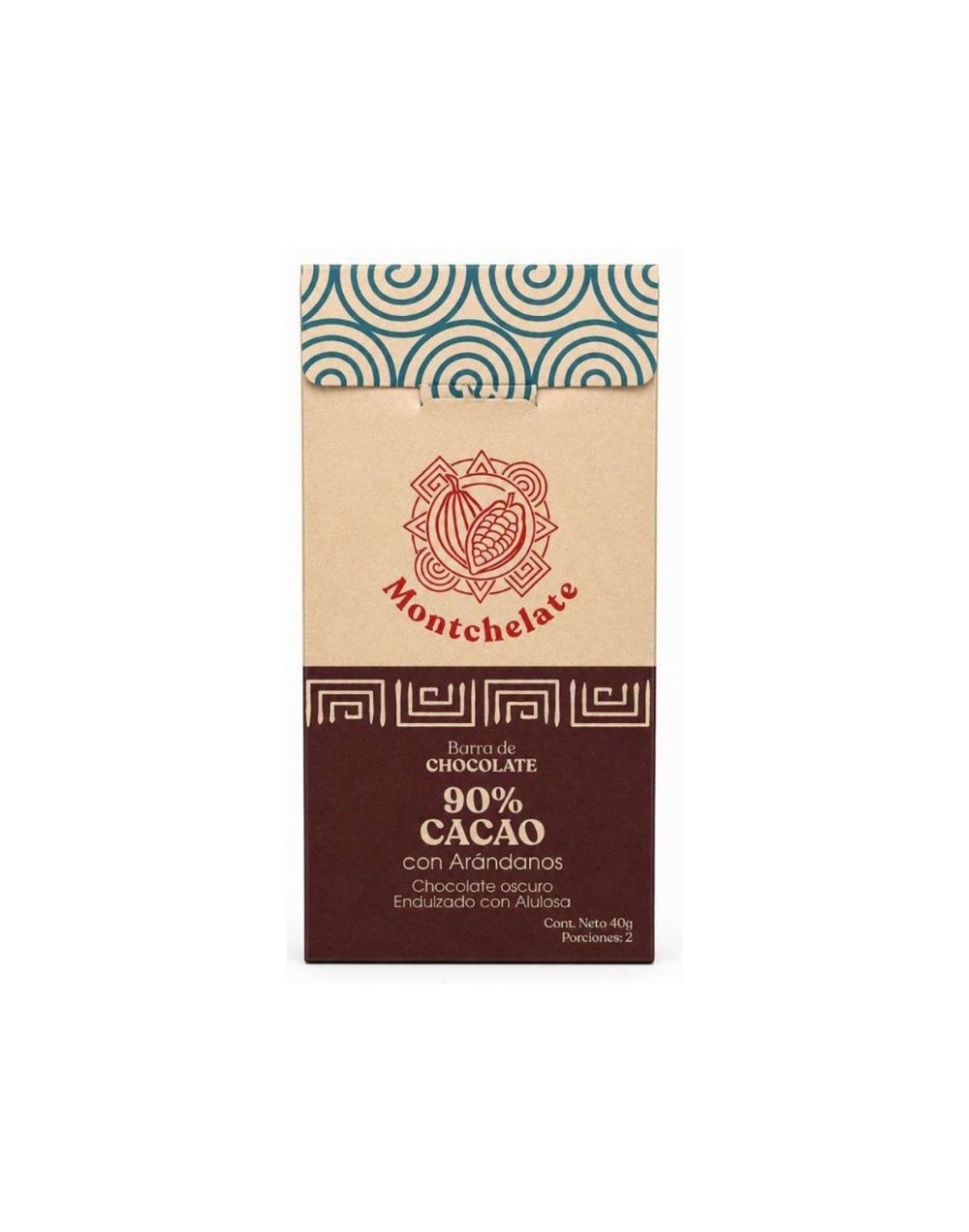 CHOCOLATINA 90% CON ARANDANOS 40G