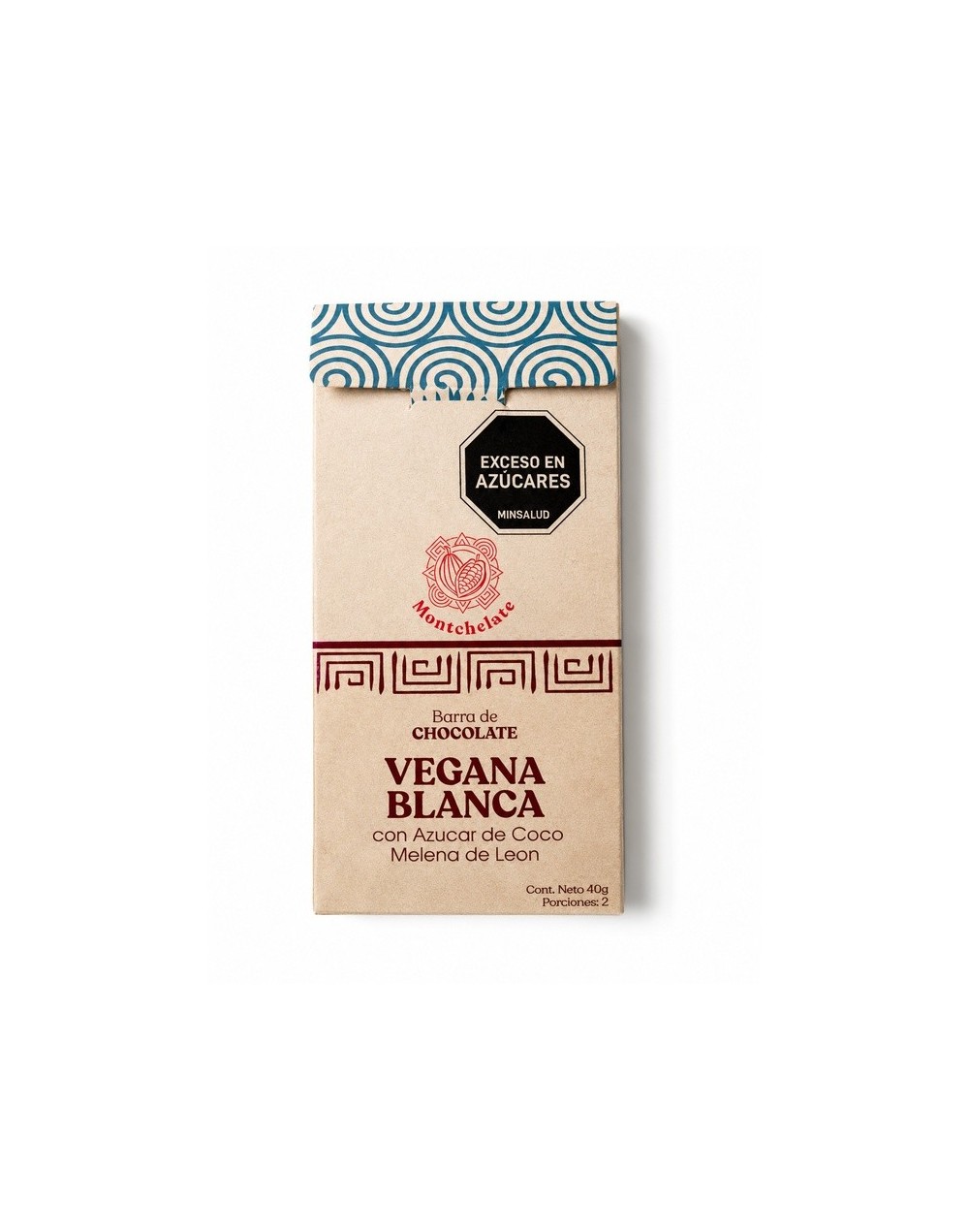 CHOCOLATINA VEGANA BLANCA 40G