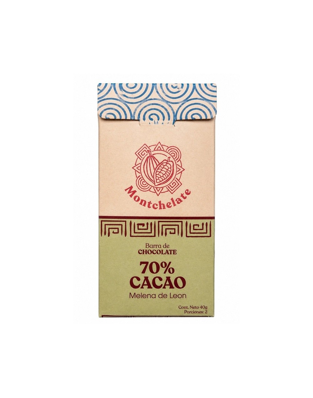 CHOCOLATINA 70% CON MELENA DE LEÓN 40G