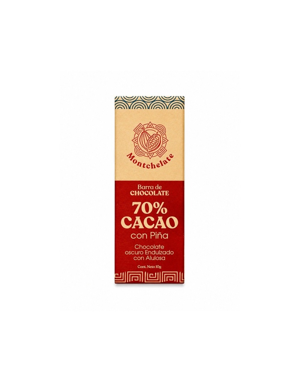 CHOCOLATINA 70% CON PIÑA 10G