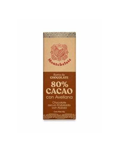 CHOCOLATINA 80% CON AVELLANA 10G
