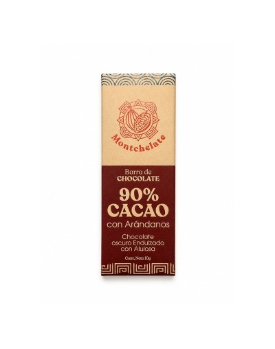 CHOCOLATINA 90% CON ARANDANOS 10G