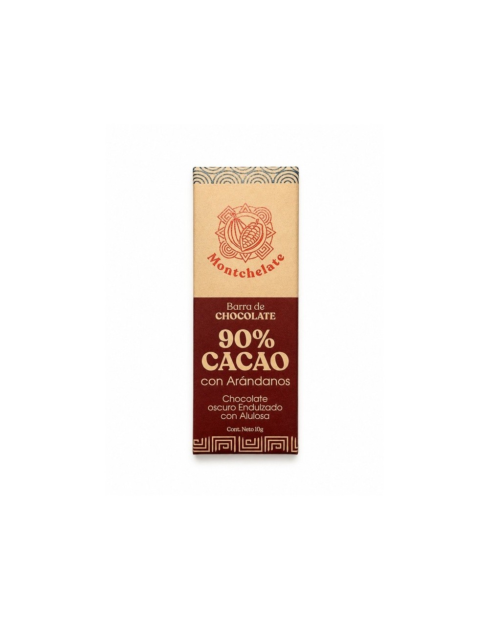 CHOCOLATINA 90% CON ARANDANOS 10G